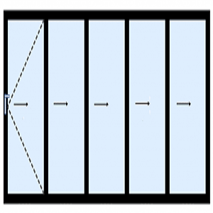 5-delige-vouwwand-met-loopdeur-alles-naar-rechts-vouwend