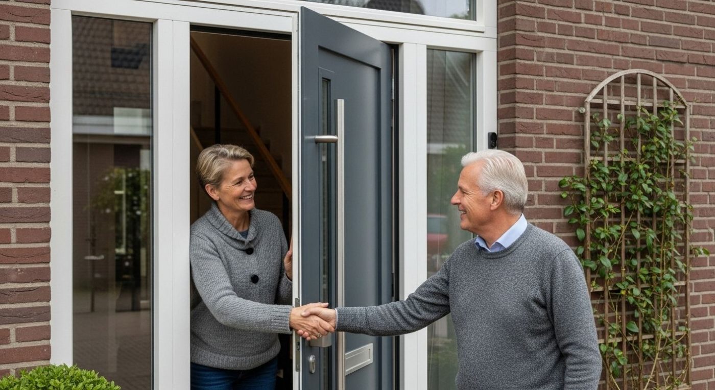 aluminium deuren moderne woning