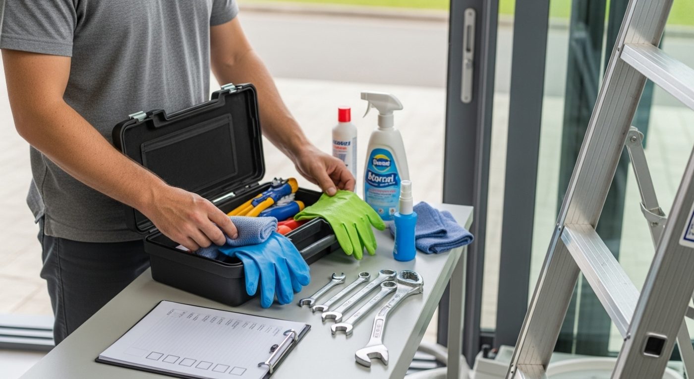 onderhoud schuifpui materialen