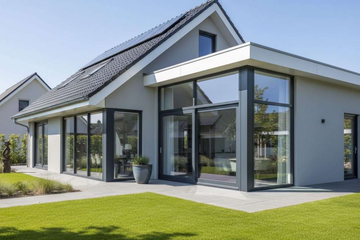 moderne aluminium kozijnen woning