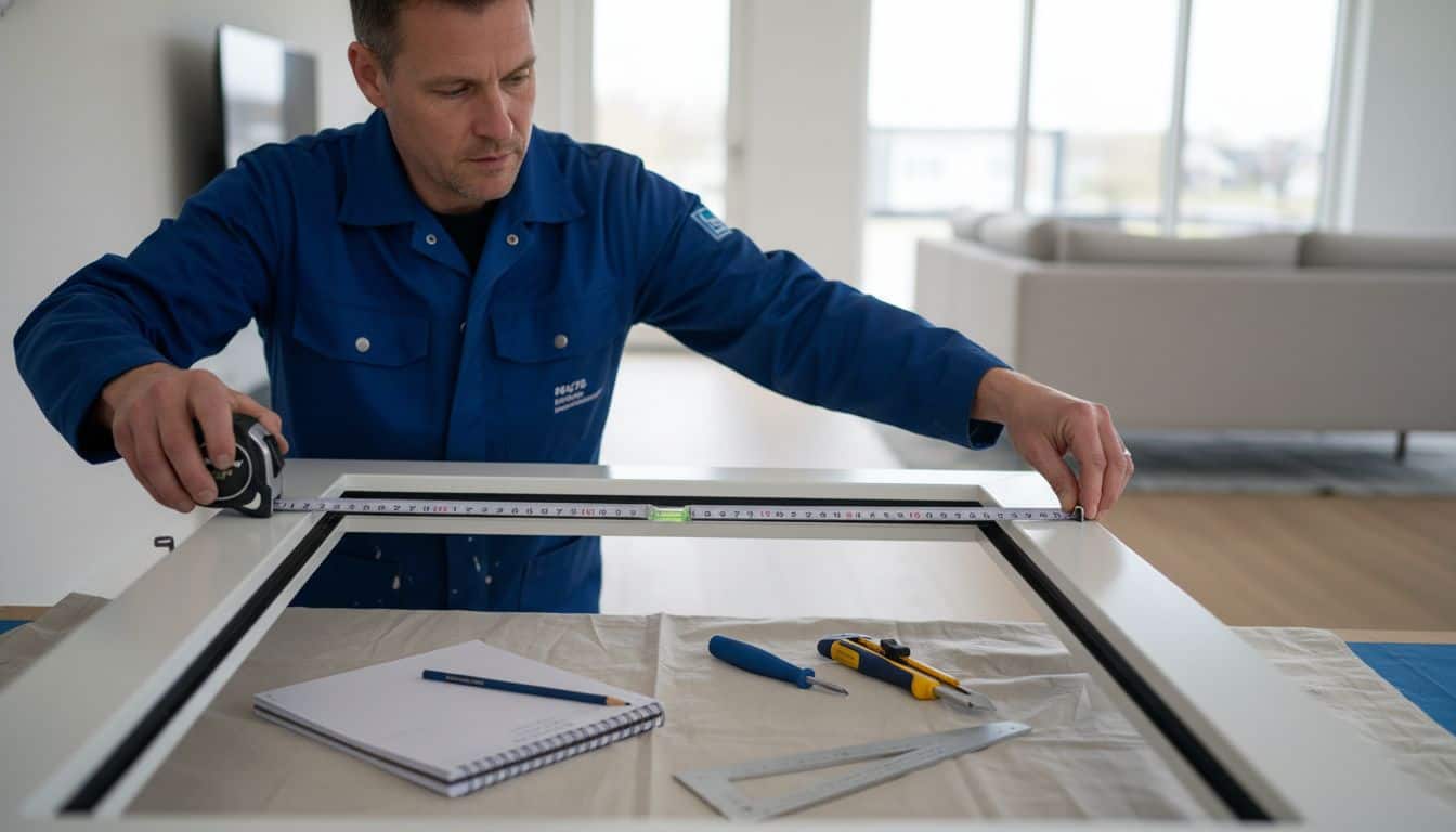 aluminium voordeur meten