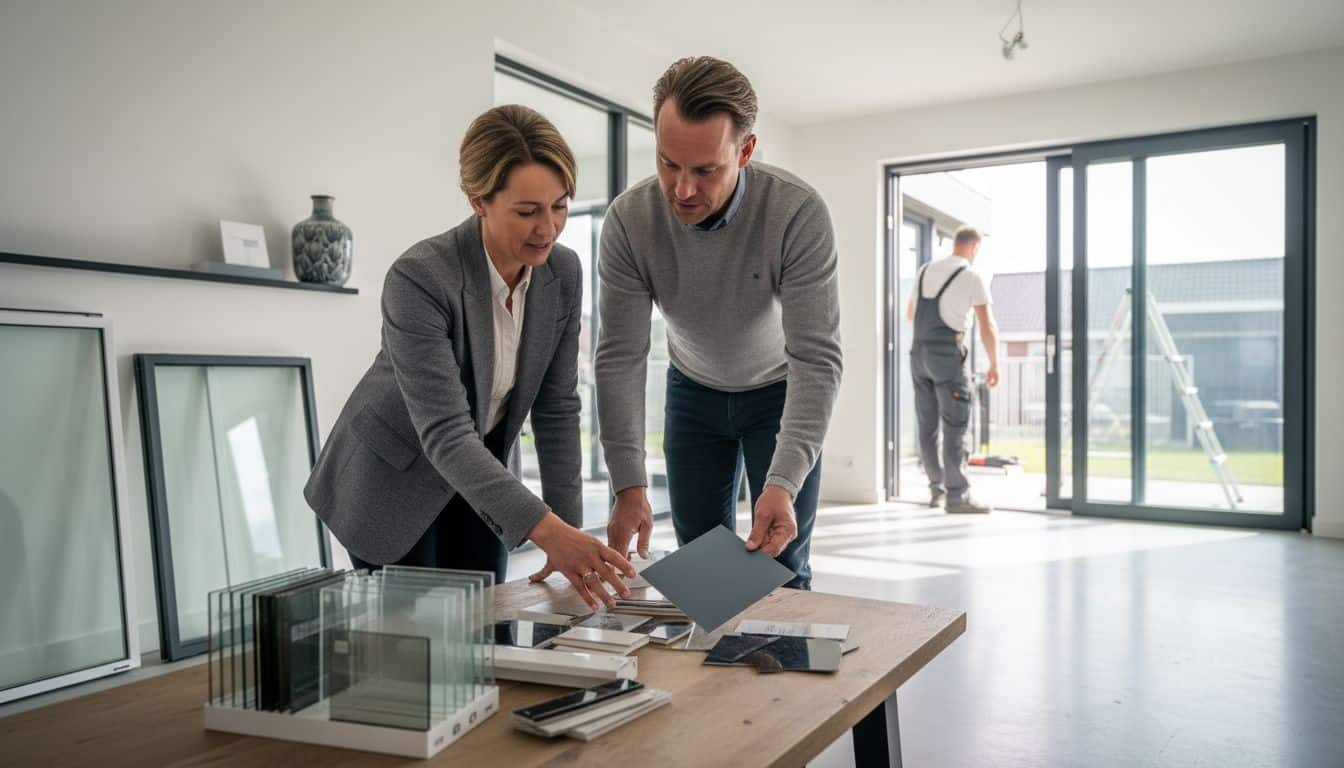 moderne aluminium kozijnen woning