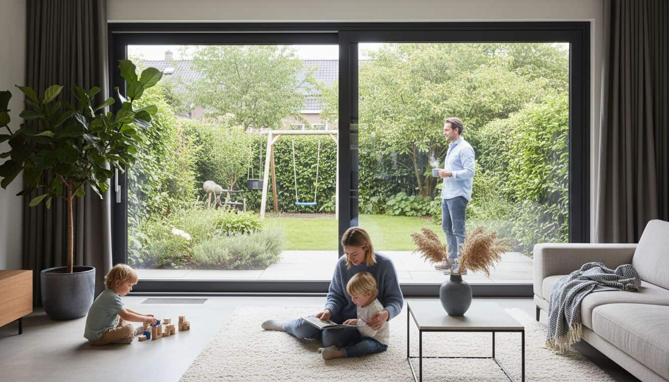 moderne aluminium schuifpui