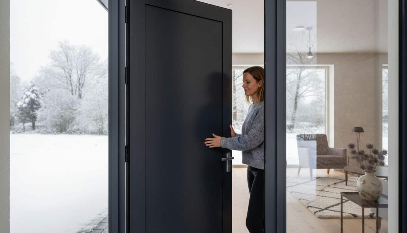 moderne aluminium voordeur