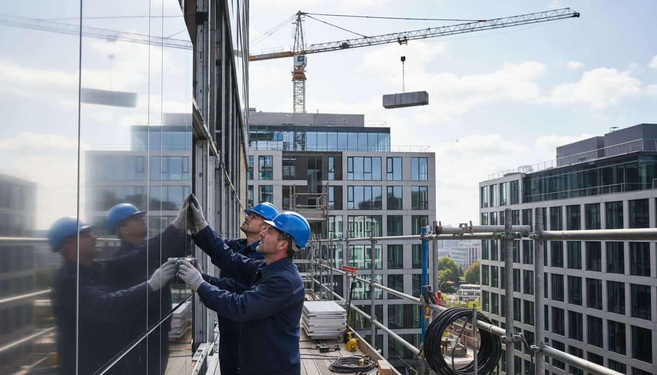 aluminium gevelbouw montage