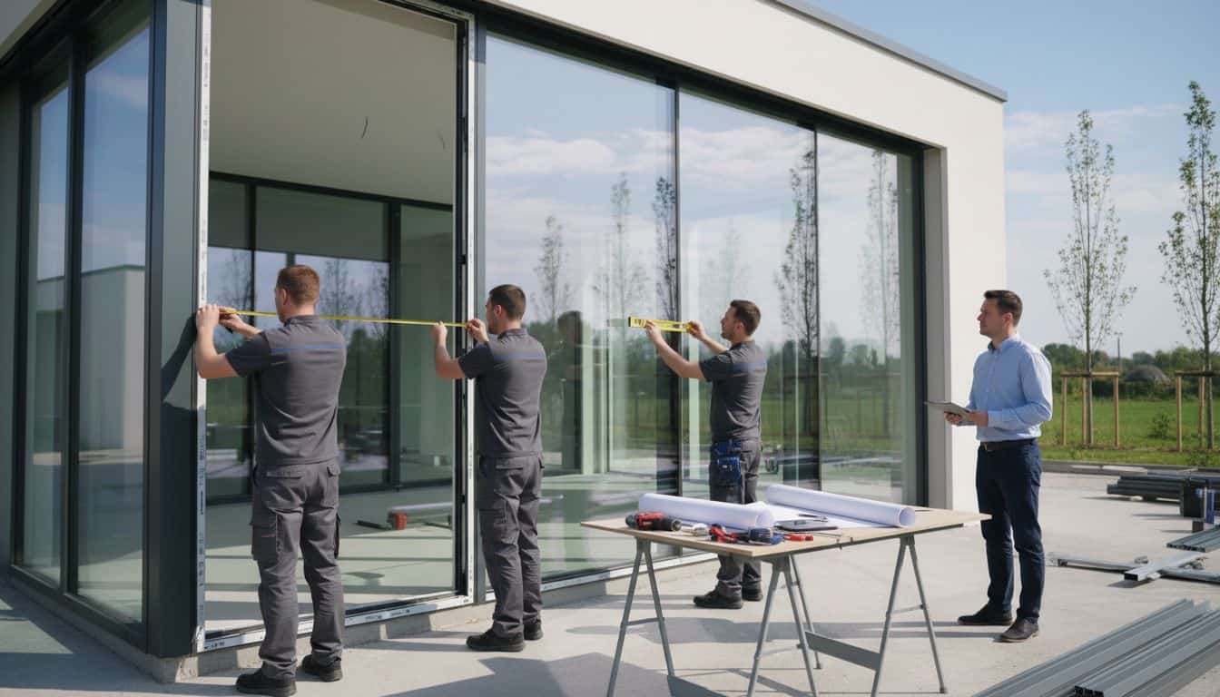 installatie aluminium kozijnen