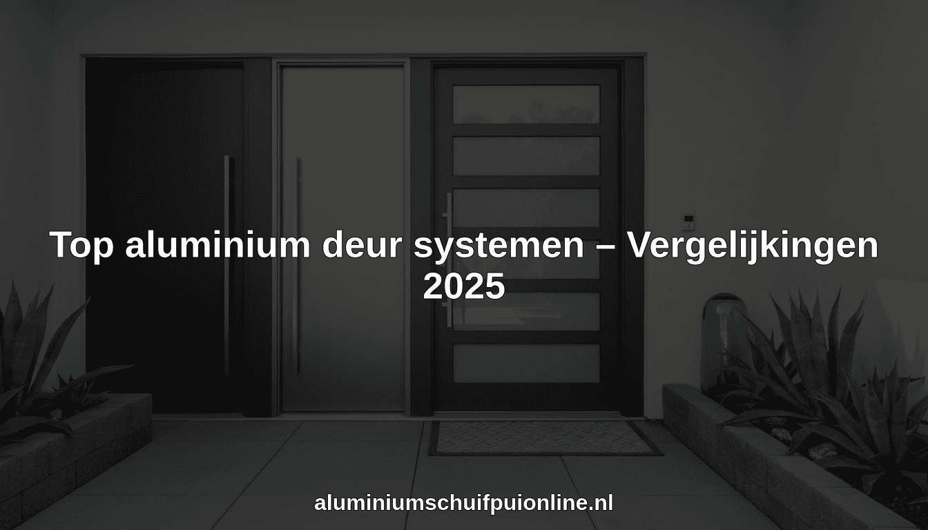 top aluminium deur systemen hero header image