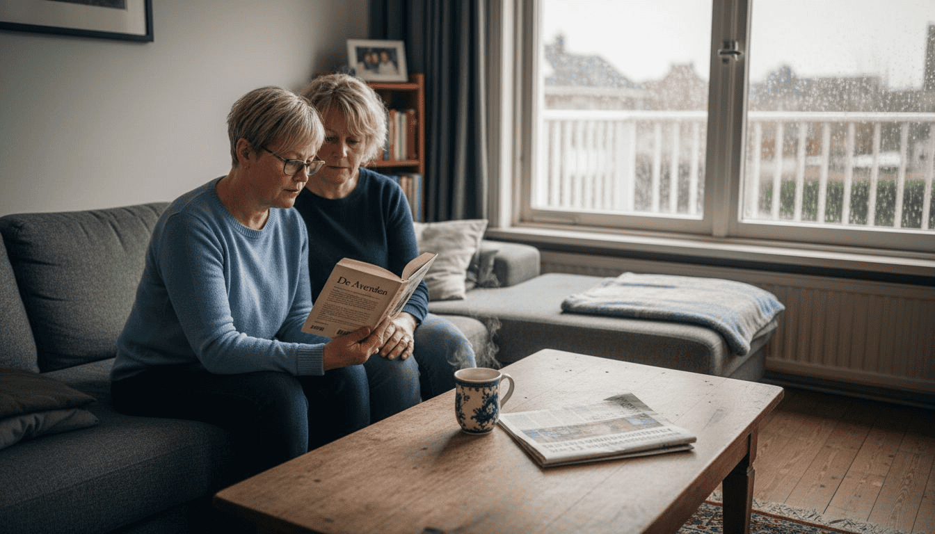 Stel geniet samen van de rust dankzij geluidsdichte ramen.