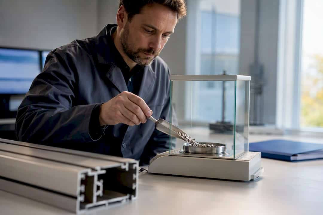 Aluminium monsters bij duurzaamheidsonderzoek