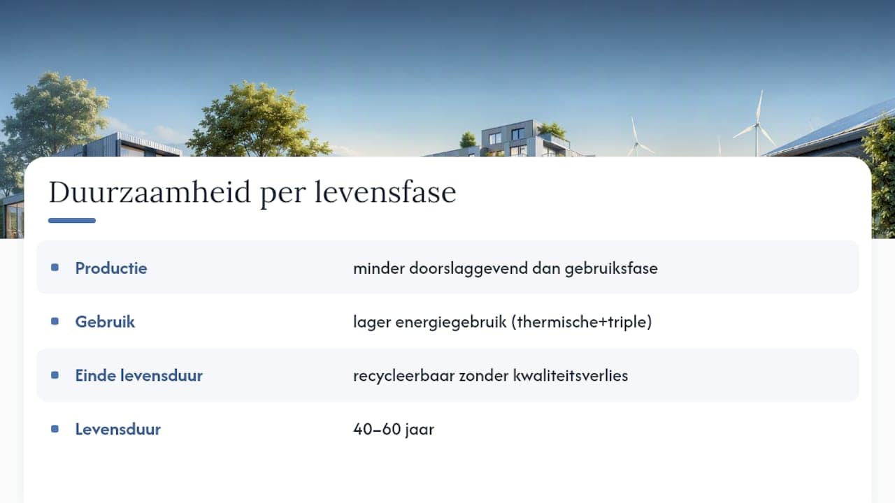 Hoe duurzaam zijn aluminium woonoplossingen eigenlijk? — overview diagram