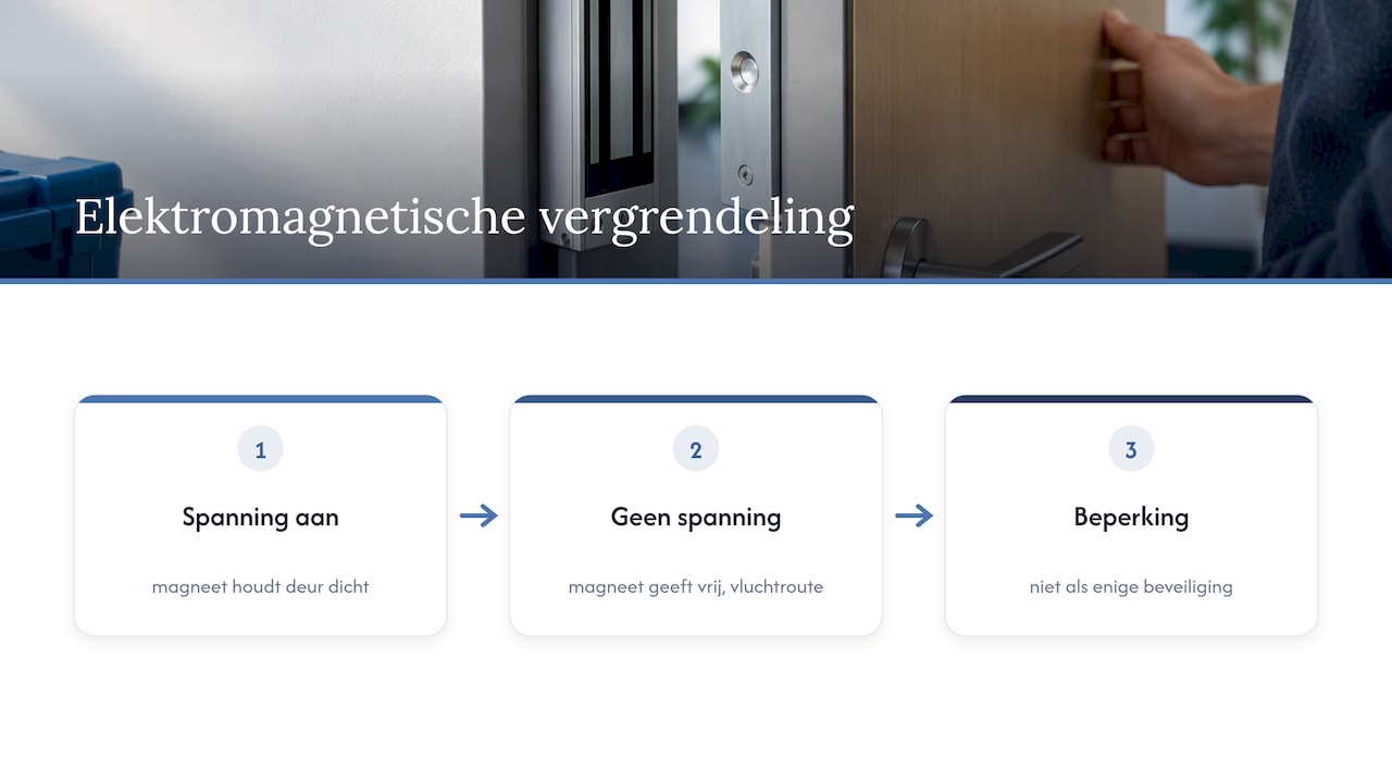Hoe een elektromagnetische deurvergrendeling werkt